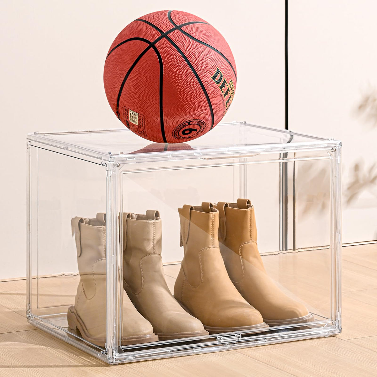 Extra Large Clear Display Box with Magnetic Door, 17.7 x 13 x 13 Inch
