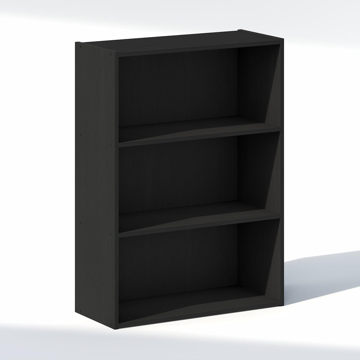 3 Tier Open Closet Shelf, 23.7 Inch Wide Wood Organizer